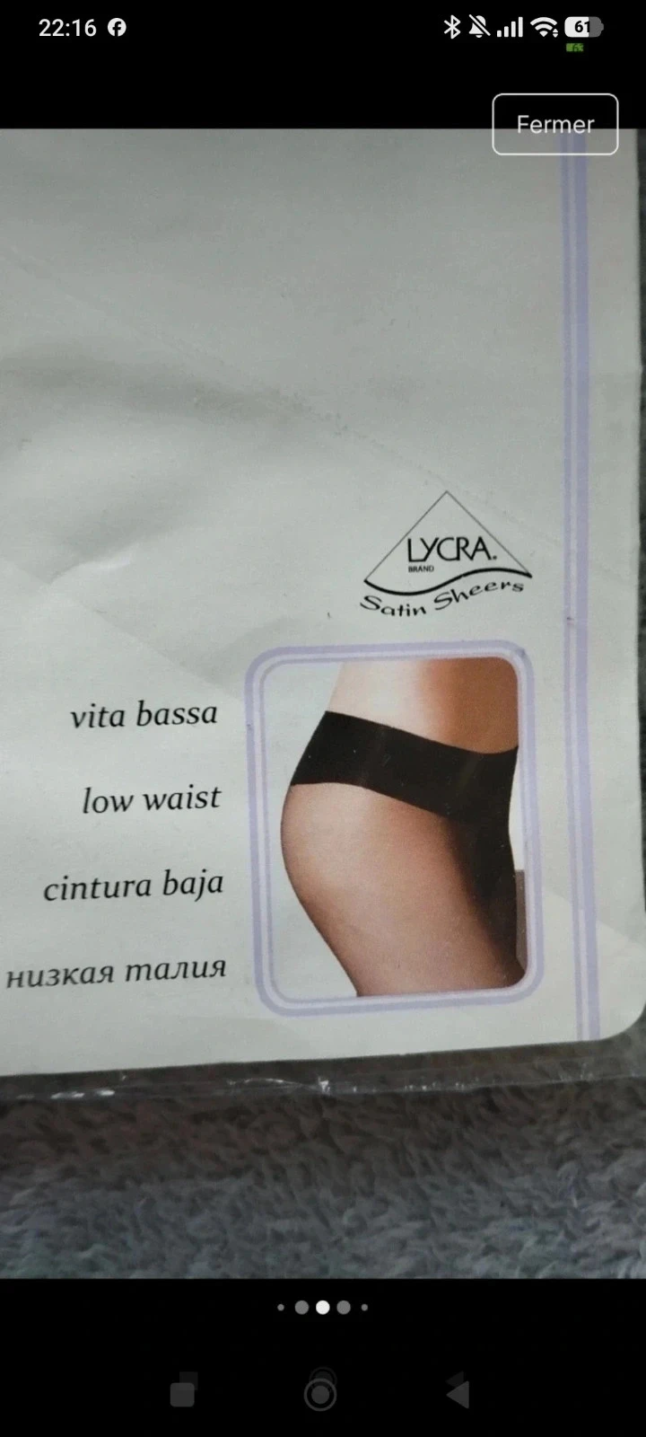 Collant SiSi Be Free 20 DEN Preto T1/XS – Cintura baixa – Novo – photo 5